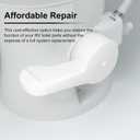 Foot Pedal Replacement for Dometic 300/310/320/321 RV Toilets, Compatible with Lippert Flow Max & Dometic RV Toilet Flush Pedal Repair Parts