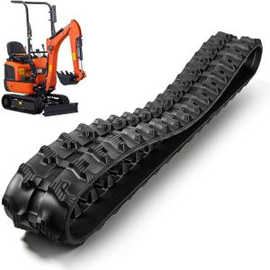 180x72x37 Rubber Track for Mini Excavator, Heavy Duty Skid Steer Track Compatible with Kubota KX008 K008, Yanmar B08, Komatsu PC03, Takeuchi TB007, JCB Micro, material handling