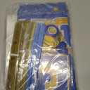 Graduation Decorations Class of 2026 Blue and Gold Graduation Decorations with Congrats Grad Banner,Backdrop,Porch Sign,Balloons,Hanging Swirls,Honeycomb Centerpieces,Box for Graduation Party Supplies