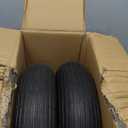 2-Pack 4.80-8 Wheelbarrow Tire and wheel with 3"-6''Centered Hub, 3/4" or 5/8''or 1/2'' Bearings, 16 Tire Assembly for Hand Truck,Garden Cart (4.80/4.00-8 Flat Free,3"Center Hub,Knobby Tread)