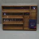 EcoFives Luxury Acacia Kitchen Drawer Organizer - Silverware Organizer - Utensil Holder and Cutlery Tray with Grooved Drawer Dividers for Flatware and Kitchen Utensils (6 Slot)