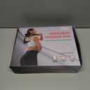 Upgraded 2-in-1 Massage Gun with Heat, Pain Relief Deep Tissue Back and Neck Massager with Extension Handle, Handheld Muscle Massage Gun for Back, Shoulder, Arm,Thigh