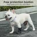 ETIAL Dog Paw Wound Recovery Boot, Breathable Dog Bootie for Injured Paw, Anti-Slip Dog Shoe with Self-Adhesive Strap, Dog Paw Protector for Outdoor Walking & Keep Dogs from Licking Wounds (L)