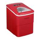 Frigidaire EFIC108 Counter top Portable, 26 lb per Day Compact Ice Maker Machine (Red)