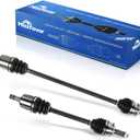 Maxfavor CV Axle Front Compatible With Honda Civic EX LX 2.0L Automatic CVT Trans 2016 2017 2018 2019 2020 2021, Left Right (Driver Passenger) Front CV Axle Joint Assembly Set