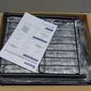 Kitsure Shoe Rack - Stainless Steel Shoe Organizer, Sturdy Shoe Rack for Closet and Front Door Entrance, Free Standing Shoe Shelf, Closet Organizers and Storage, 25.6" Wide - 4 Tier, Black