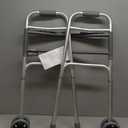 Medline Heavy-Duty Bariatric Folding Walker with 5 Wheels and Durable Handles, 500 lb. Weight Capacity