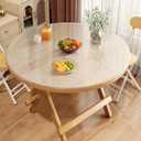 Vicwe Clear Round Table Protector 32 Inch,1.5mm Clear Round Table Cover Protector, Plastic Table Cover, PVC Rounds Table Pad for Dining Room Tables
