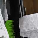 Earthwise LSW70021 21-Inch Width Leaf & Grass Push Lawn Sweeper, Black