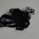 Human Hair Topper with Bangs, 360 Cover Clip in Hair Topper Hair Piece for Women - Natural Black