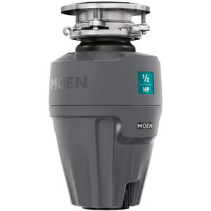 Moen Gray EX Series Prep Series 1/2 Horsepower Garbage Disposal, EX50C