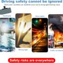 Sun Visor Extender for Car Windshield, Adjustable Polarized Visor Extender Attachment Sunshade Plate Extension Protect from Glare and Harmful Light Accessories for Most Vehicles