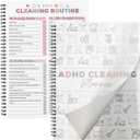 ADHD Cleaning Planner, Cleaning Plan Schedule and Checklist for Adults and Teens, Adhd Cleaning and Organizing Planner, Daily Weekly Monthly Checklist for Home, Reusable DIY Household Cleaning Planner