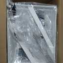 16 Pack L12 x H 8" White Heavy Duty Shelf Brackets with Screws Metal Shelf Brackets Shelf Support Angle Brackets for Shelves L Brackets Heavy Duty Floating Shelf