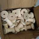 40-Pack Unfinished Wood Spools Large Wooden Spools for Crafts (2x1-3/8 in)