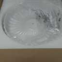 KCO Lighting White Ribbed Glass Flush Mount Ceiling Light Large Milk Glass Ceiling Lights Round LED Semi Flush Mount Ceiling Light Fixture Contemporary Hallway Ceiling Lighting