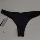 RELLECIGA Women's Cheeky Bikini Bottom (Medium, Black)