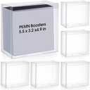 Yexiya 6 Pack Plastic Booster Box Protector 0. 50mm Thick Clear Display Box Plastic Display Case Compatible with English Modern Booster Boxes Collectors Cards Protector