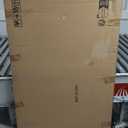 Black Framed Canvas Wall Art - Large Size, Modern Office & Bedroom Decor - Blue Beach Ocean Seascape Prints - 30"X60"