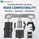 20pcs W10712395 Dishwasher Top Rack Parts for Kenmore Whirlpool Dishwasher Parts, Replace Ap5957560 W10350375 Upper Rack Parts, WDT730PAHZ0 WDTA50SAHZ0 WDT970SAHZ0 WDT780SAEM1