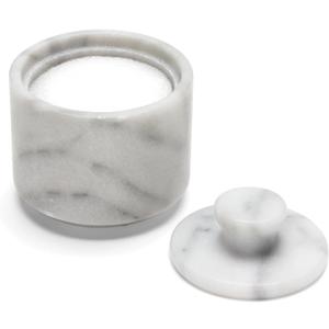 Fox Run Marble Salt Cellar, White 3" x 3"