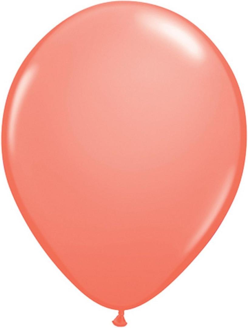 Qualatex Opaque Coral Biodegradable Latex Balloons, 11-Inch (20-Units)
