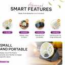2 x Fanion Cordless Kitchen Prep Fan - Portable for Cutting Onions Without Tears - Cute Onion-Shaped Fanion for Comfortable Cooking & Meal Preparation - Portable and Battery Operated (Sweet)