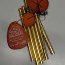 2 Pcs House Warming Gifts New Home 26" Gold Wind Chimes for Outside New Home Ideas Gift for Women Men Homeowners Couples Friends Sweet First Homes for Apartment Valentine Patio Porch Yard Decor