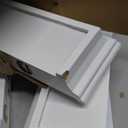 Melannco Arlington Floating Wall Shelves for Bedroom, Living Room, Bathroom, Kitchen, Office, Nursery, Set of 4, White
