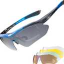 ROCKBROS Polarized Sunglasses Men Women Cycling/Pickleball/MTB Glasses UV Protection, Suitable for Myopia Glasses