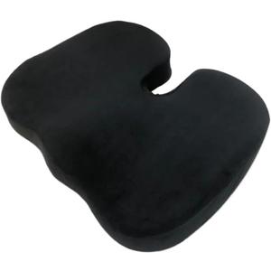 Latex Seat Cushion Orthopedic Pad for Travel Office Chair Car Seat Cushion(Black-Blue) (45x36x8-5cm)