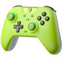 EasySMX 2.4G Wireless Bluetooth Controller for PC/Steam/Switch with Hall Triggers, Hall Joysticks and RGB Light- Upgraded PC Controller Compatible with Black Myth: Wukong, Multi-Platform Support (green)