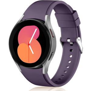 Lerobo No Gap Band Compatible With Samsung Galaxy Watch 7 5 4 6 (44mm 40mm), Watch 5 Pro (45mm), 4 Classic (46mm 42mm) - 20mm Quick Release Sport Replacement for Women Men