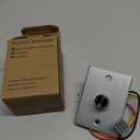 Acegoo Aluminum High-Side PWM Dimmer Switch, Perfect for Camper Van Boat Trailer Truck Cars Strip Lights and 12V LED Light Fixture, Rotary Dimming (6A Sliver)