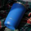 Ideus 20 oz Tumbler, Travel Coffee Mug with Splash Proof Sliding Lid, Double Wall Stainless Steel Vacuum Insulated Coffee Mug for Home and Office, Keep Beverages Hot or Cold, Pink Ribbon