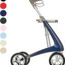 byACRE Carbon Ultralight Rollator Walker - 10.6 lbs Adult Walkers with 4 Wheels and Seat - Lightweight Seated Walkers with Wheels - Foldable Rolling Walker with Seat - Walker for Adults