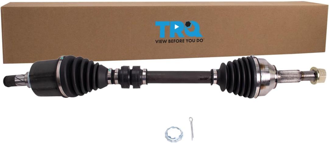 TRQ Front Driver Side CV Axle Assembly Compatible with 2011-2017 Nissan Juke FWD CVT