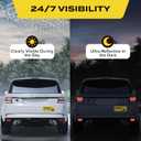 4 x Student Driver Magnet for Car - Funny Animals Please Be Patient Reflective Magnetic Bumper Sticker - Removable Novice Rookie Safety Attention Sign - Weather-Resistant - 10 x 3.5 inch (Cat)