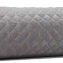 Siluvia Full Body Pillow for Adults-Premium Adjustable Loft Quilted Fluffy Body Pillow for Side Sleeper Quality Plush Down Alternative Long Bed Pillow Gray Pillow (21x54, Gray-lightgray)