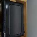 Emerson MW7302B Compact Countertop Microwave Oven with Touch Control, LED Display, 700W, 10 Power Levels, 6 Auto Menus, Glass Turntable and Child Safe Lock, 0.7 Cu., Ft. Black