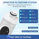 DA97-17376B Water Filter Replacement for Samsung Refrigerator Rs27t5200sr Rs22t5201sr rf28r7201sr Rf27t5201sr Rf29a9671sr Haf-qin/exp rf27t5241sr rf28t5001sr rf27t5201sg rf28r7351sr, 2 Pack