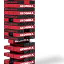 Wild Sports NCAA Pro Football Tabletop Stackers Block Game for College Football Fan, Dorm Game, Tailgate