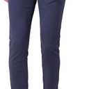 Plaid&Plain Men's Skinny Stretchy Khaki Pants Colored Pants Slim Fit Slacks Tapered Trousers (40W x 30L, Pacific Blue)
