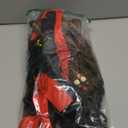 Pirate Hat with Dreadlocks Braids and Costume Accessories Set, Halloween Masquerade Accessory Set of 5