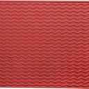 Silicone Dish Drying Mat for Multiple Usage,Easy clean,Eco-friendly,Heat-resistant Silicone Mat for Kitchen Counter or Sink,Refrigerator or drawer liner Red L 16 inches x 12 inches
