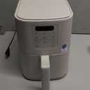 bella 4Qt Slim Air Fryer, Fits-anywhere Kitchenware, EverGood Ceramic Nonstick Coating, Adjustable Temperature, 6 Preset Cooking Options, 60 Min Auto Shutoff w Audible Tone, 3.3lb Capacity, Oatmilk