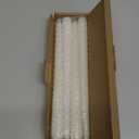CANDWAX 10 inch White Taper Candles - White Candle Pack of 4 - Christmas Candle Tapers - Unscented Dripless Smokeless Long Burning Tall Candlesticks - Christmas Tapered Candles for Home Decor