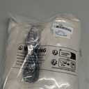 MIULEE Extra Long Linen Shower Curtain 80 Inches Long with 12 Metal Hooks Washable Heavy Beige Fabric Shower Curtain Set Waterproof Neutral Thick Cloth Shower Curtain for Bathroom Hotel Bathtub, Cream