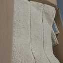 DEXI Bathroom Rug 60x24, Non Slip Washable Bath Mat Runner for Shower Floor, Extra Long Absorbent Soft Bathmat with Rubber Backing, Quick Dry Microfiber Carpet, Beige