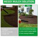 Mulch Glue for Landscaping, Rock Glue Pea Gravel 1.1 Gallon | Stones Binder, Long-Lasting Strong Safe Bond Lock Rubber Mulch for Cypress, Lawn, Patio, Garden